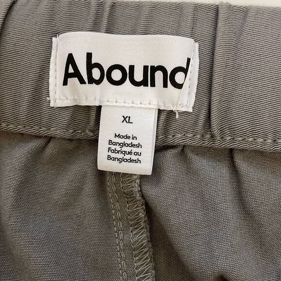 Abound Men’s Cargo Shorts Grey Steel Sz XL 2 Velcro Pockets 2 Front Side Pockets - Picture 9 of 11